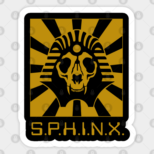 S.P.H.I.N.X. Sticker by LocalZonly